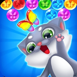 魔法蝴蝶泡泡龙游戏