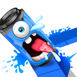 翻滚涂色小游戏